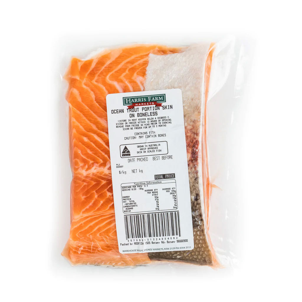 Harris Farm Ocean Trout Fillets Boneless Skin On x2 300-400g | Harris Farm Online