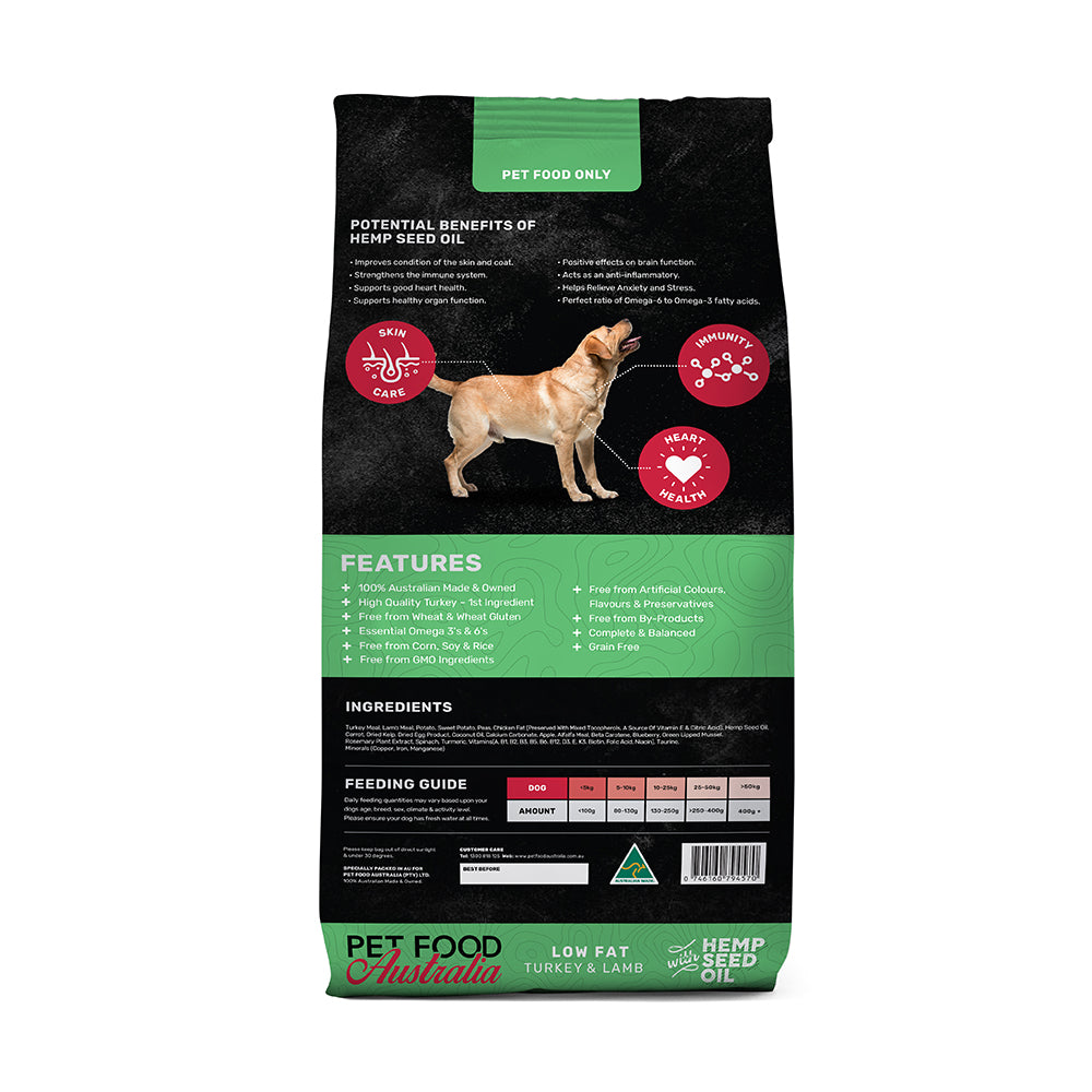 Pet Food Australia Low Fat Small Kibble 2.5kg