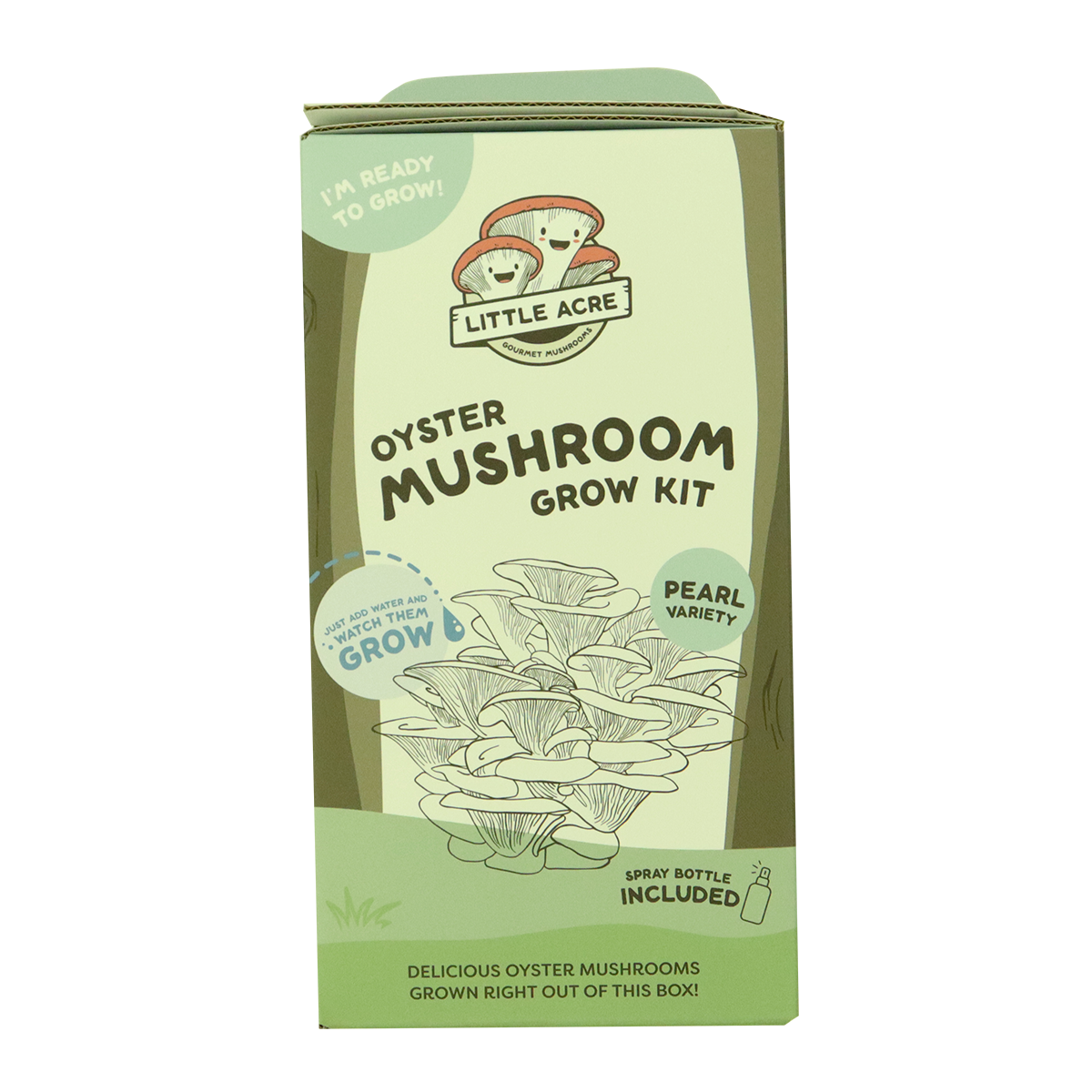 Little Acre Oyster Mushroom Grow Kit Pearl Variety Each