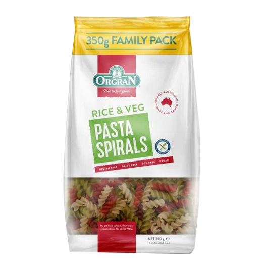 Orgran Gluten Free Veg Spirals 350g