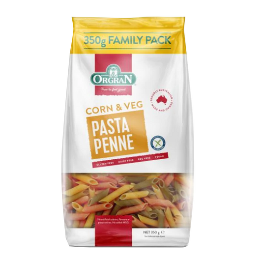 Orgran Gluten Free Corn and Veg Penne 350g