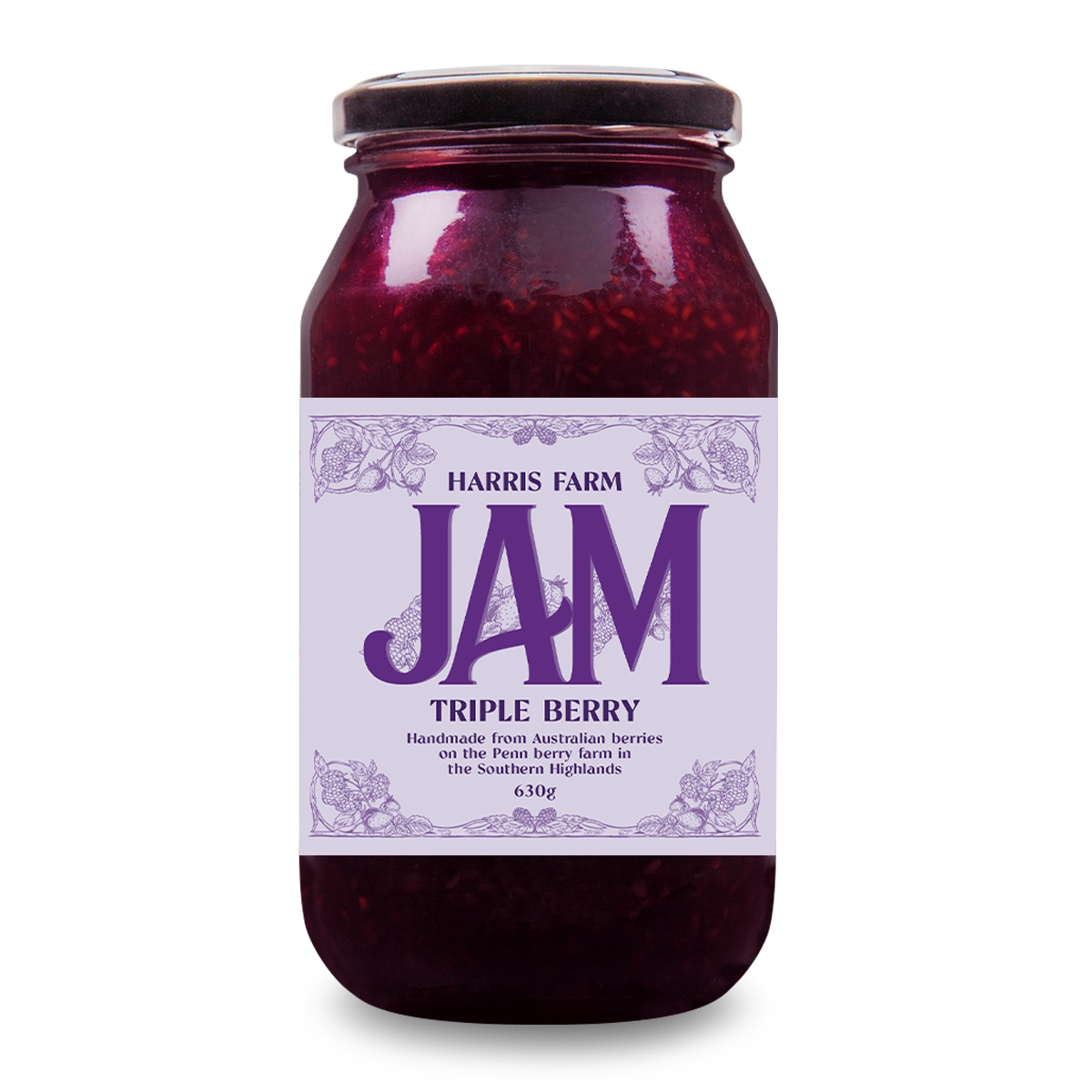 Harris Farm Jam Triple Berry 630g