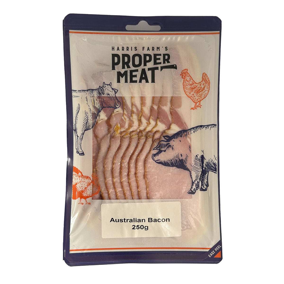 Harris Farms Proper Meat Australian Bacon 250g