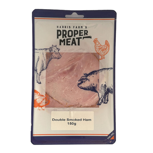 Harris Farms Proper Meat Double Smoked Sliced Ham 150g