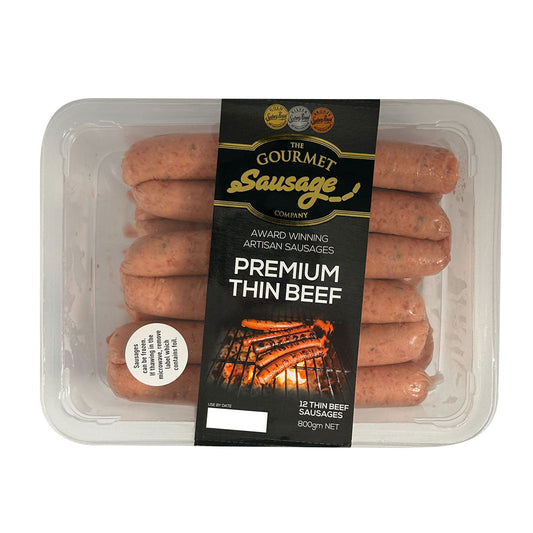 The Gourmet Sausage Premium Thin Beef 800g