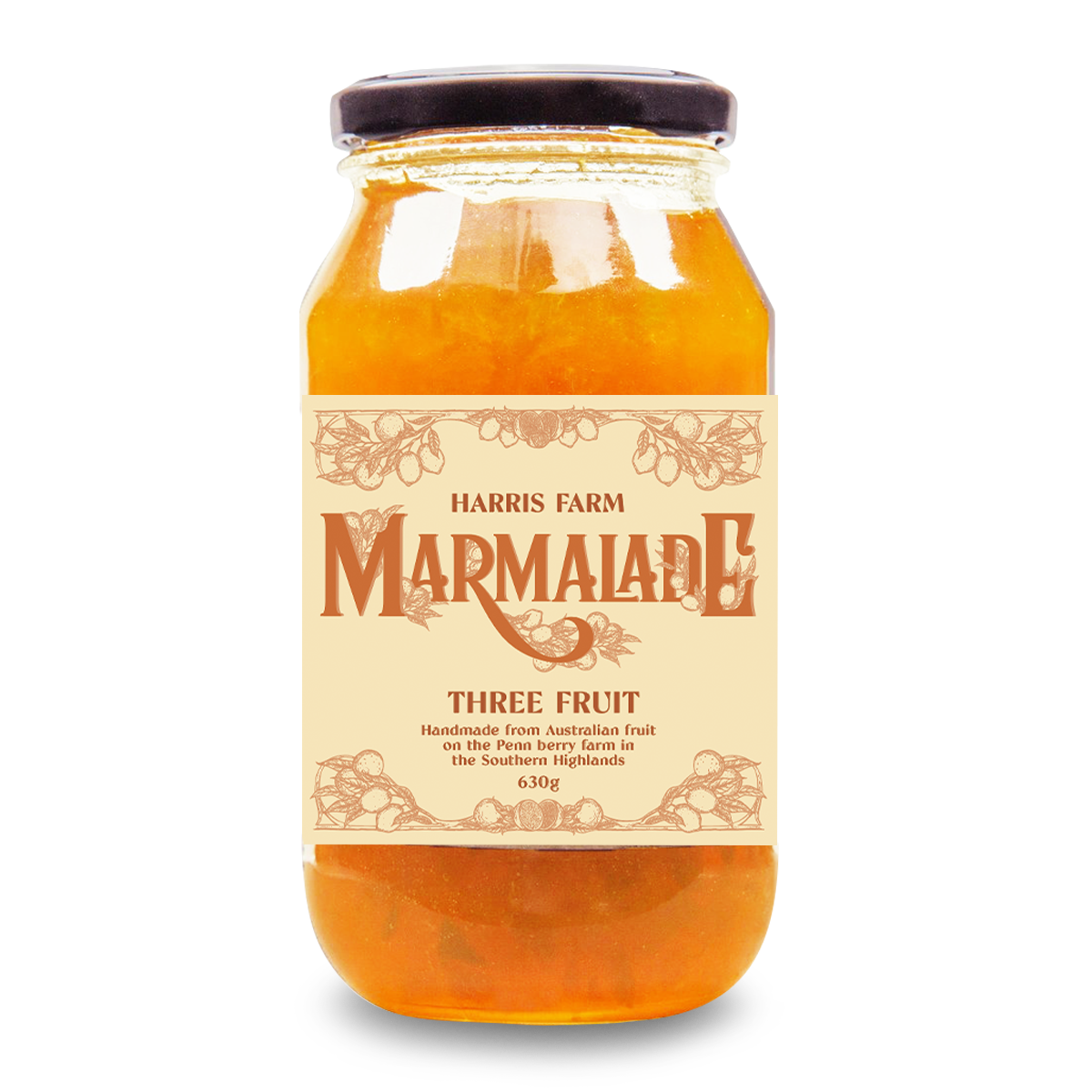 Harris Farm Jam 3 Fruit Marmalade 620g