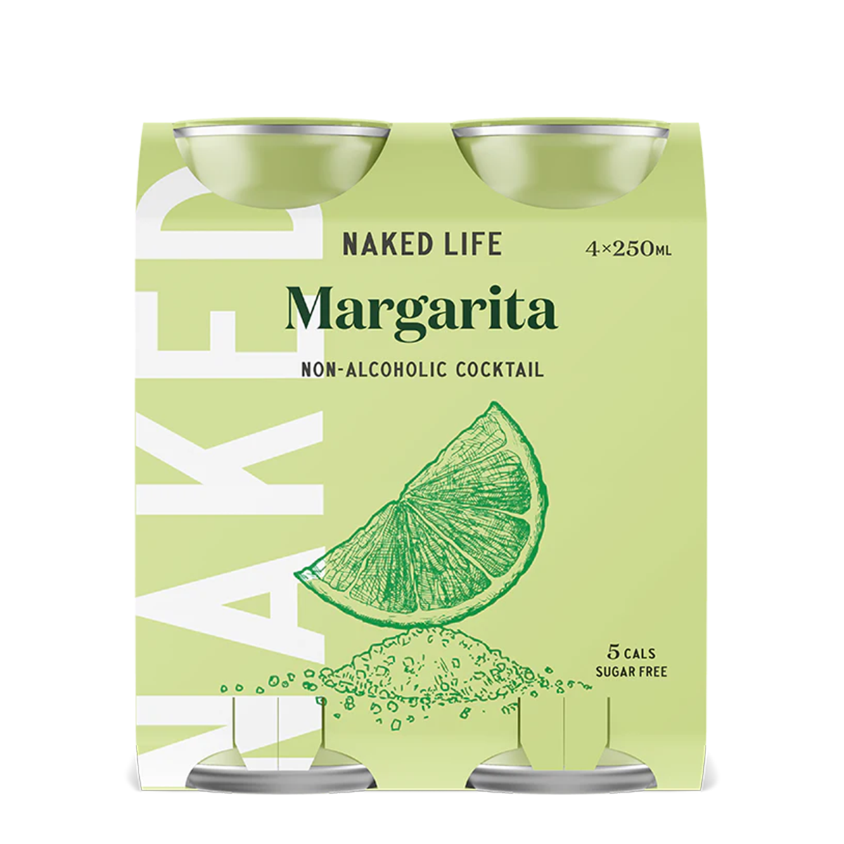 Naked Life Cocktail Margarita 4 x 250ml | Harris Farm Online