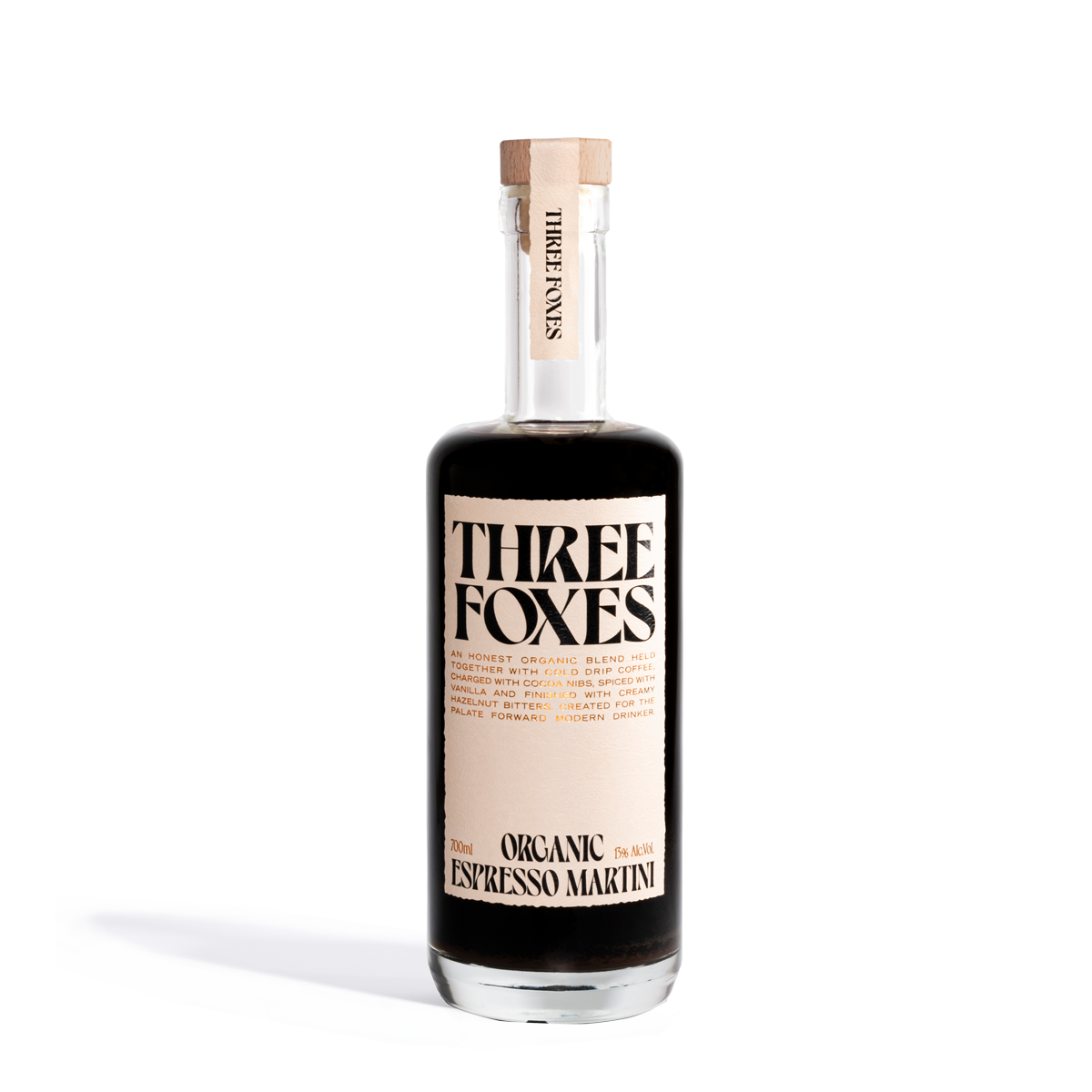 Three Foxes Organic Espresso Martini 700ml