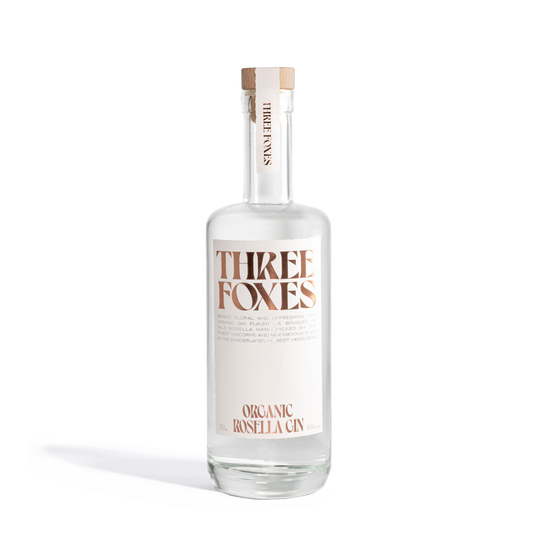 Three Foxes Organic Rosella Gin 700ml