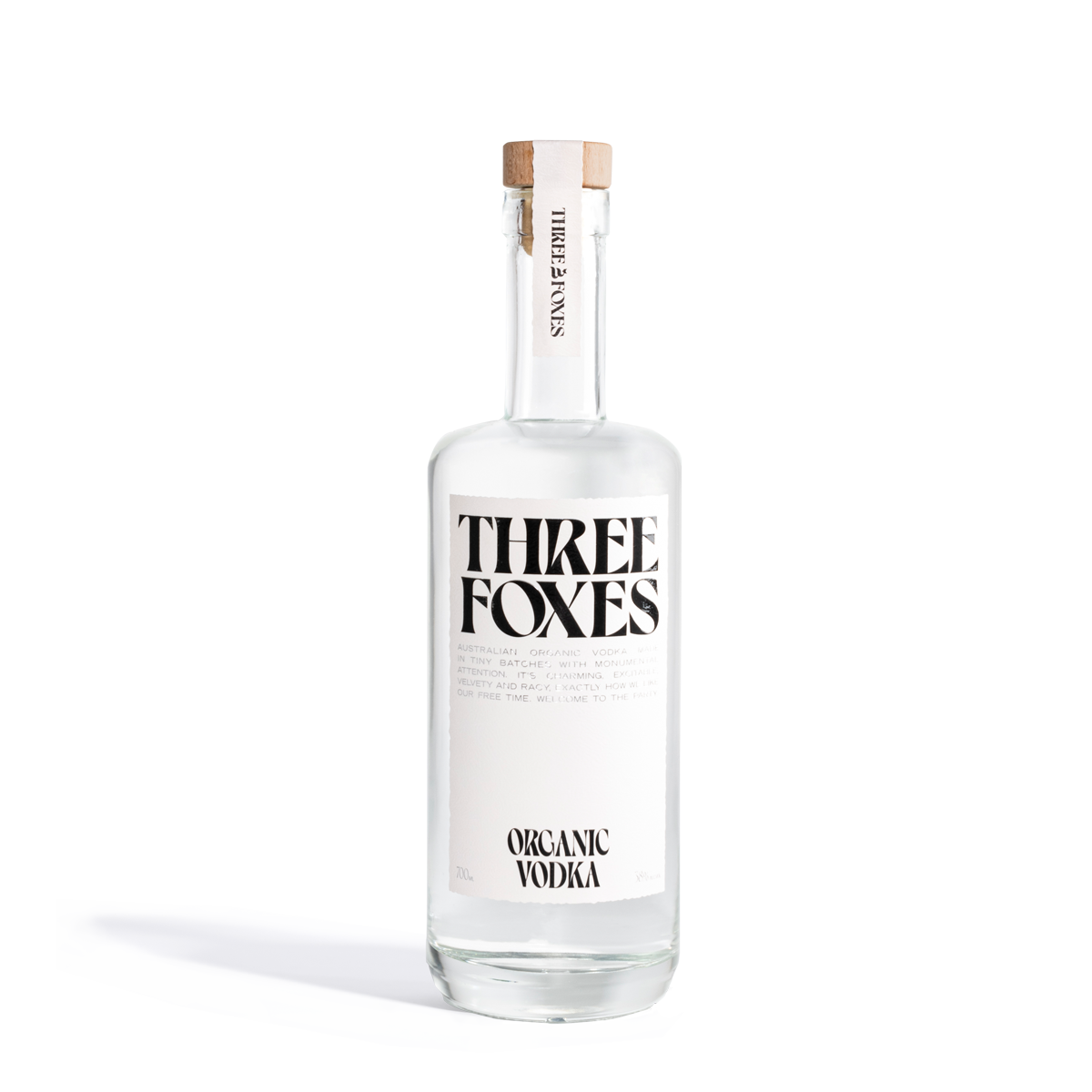 Three Foxes Organic Vodka 700ml