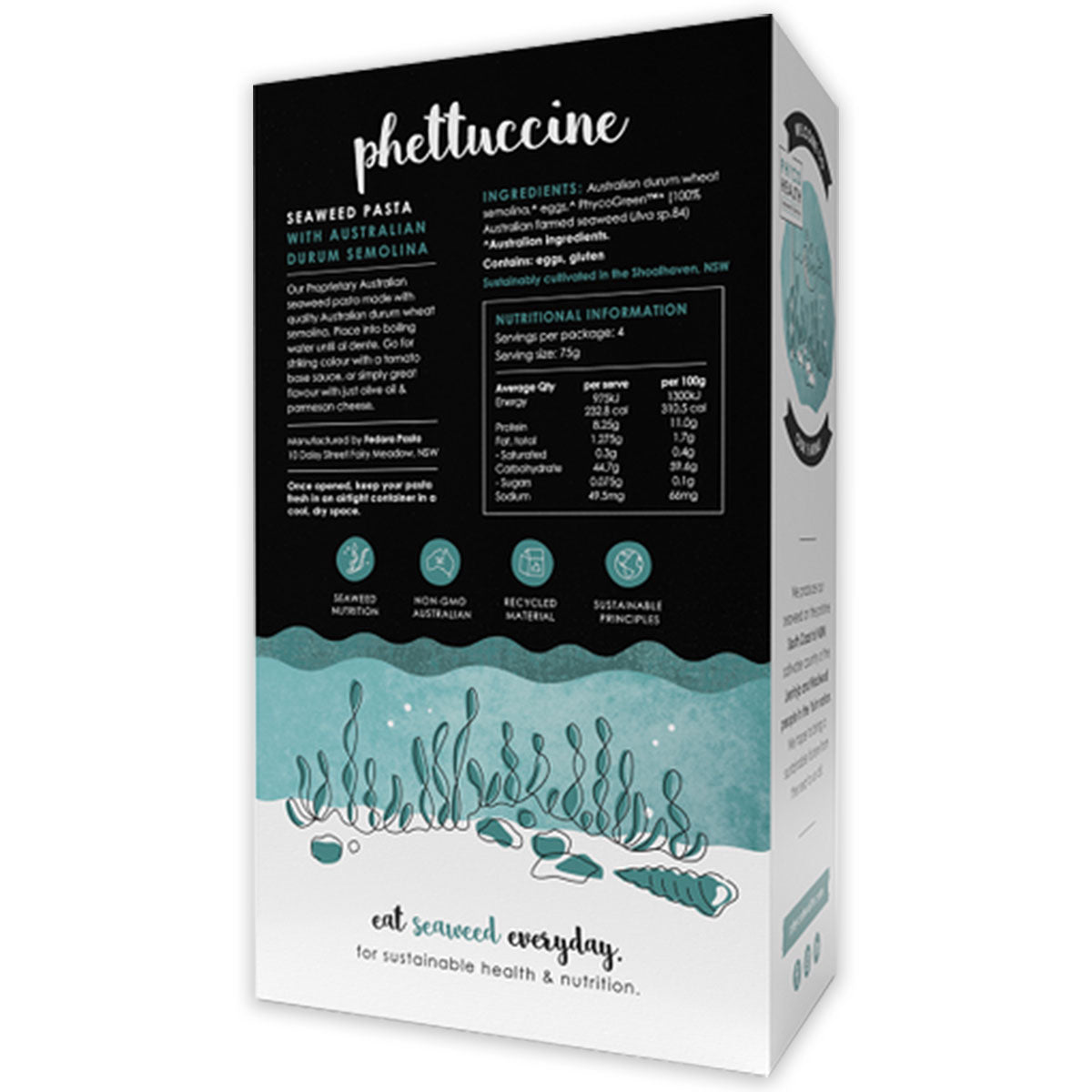 PhycoHealth Phettuccine Seaweed Pasta 300g | Harris Farm Online