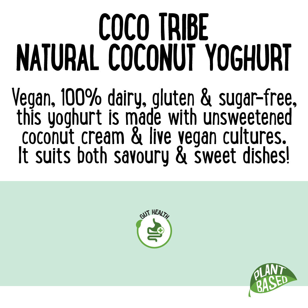 Coco Tribe Organic Coconut Milk Natural Yoghurt 500g