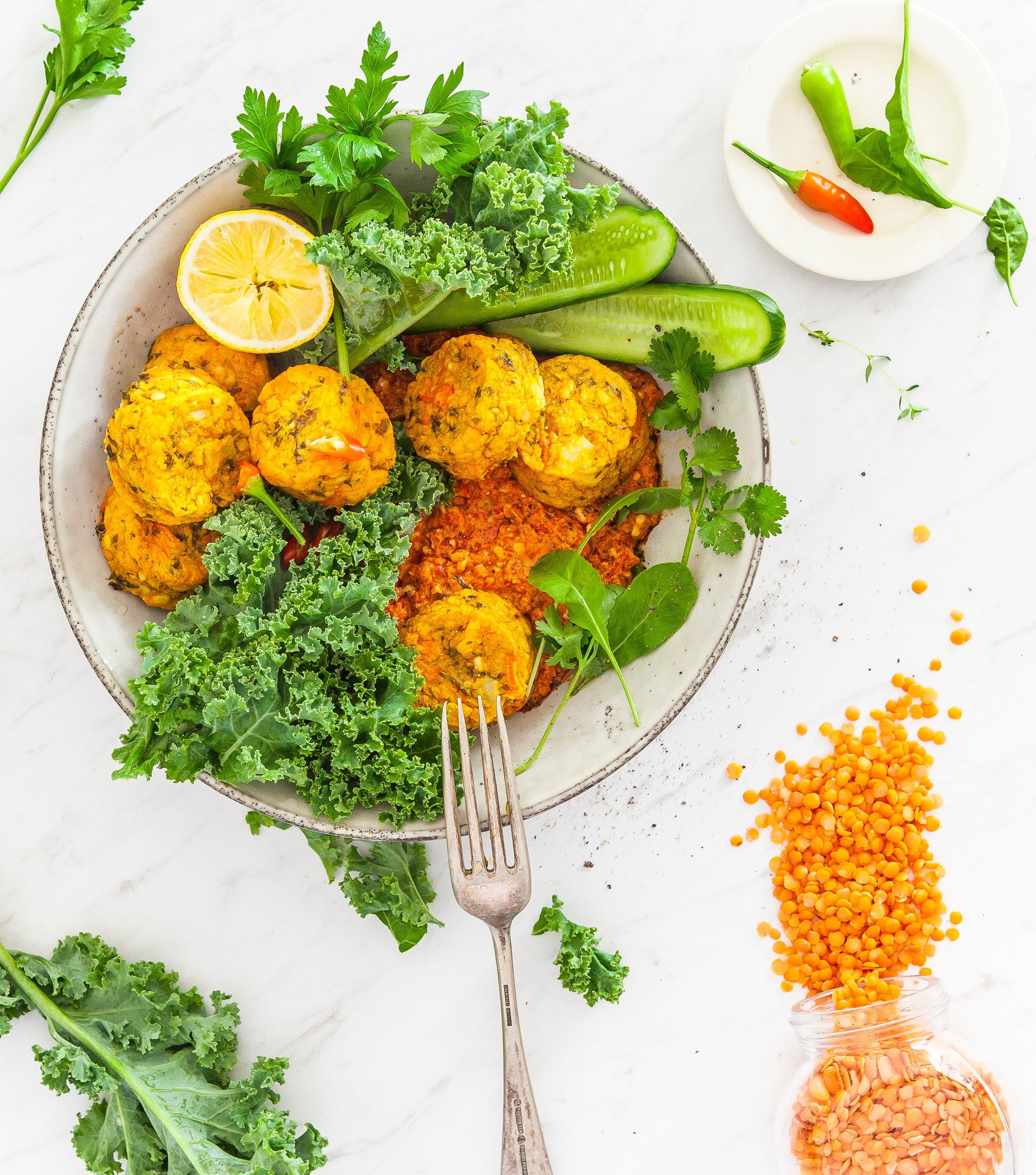 Yummy Karma Red Lentil and Kale Bites | Harris Farm Online