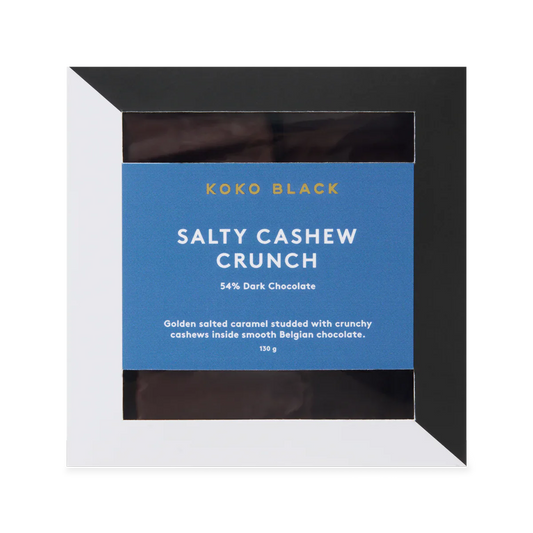 Koko Black Salty Cashew Crunch Dark 130g