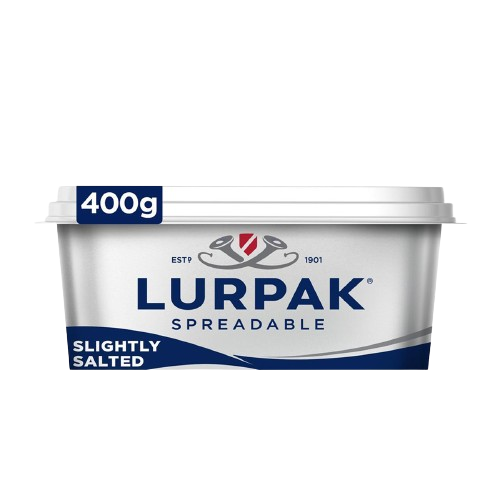 Lurpak Butter Spreadable Slightly Salted 400g