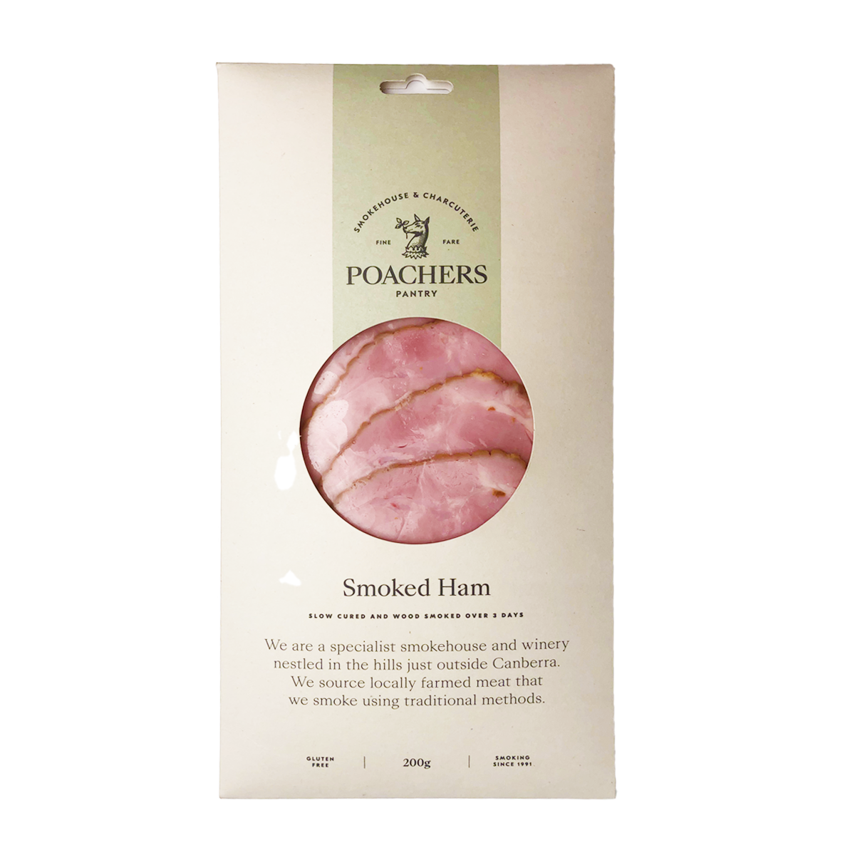 Poachers Pantry Smoked Ham 200g