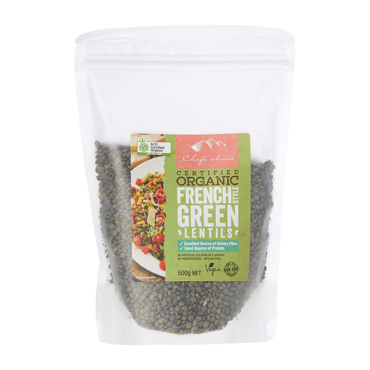 Chefs Choice French Lentil Beans 500g