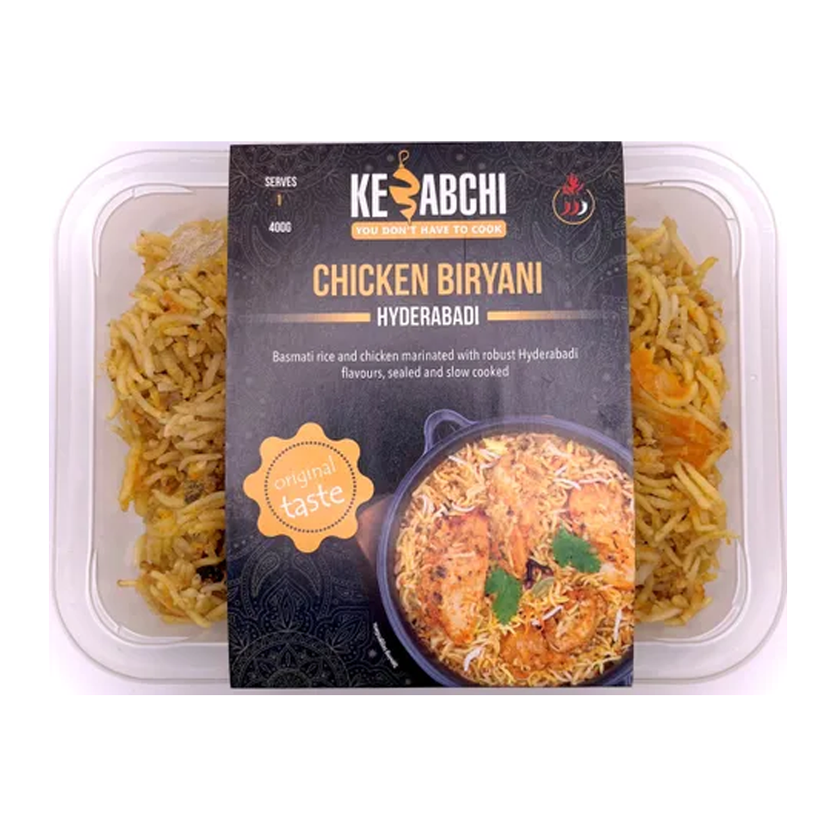 Kebabchi Chicken Biryani Hyderabadi 400g