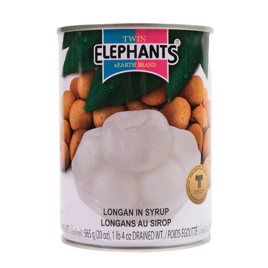 Twin Elephants Longan In Syrup 565g