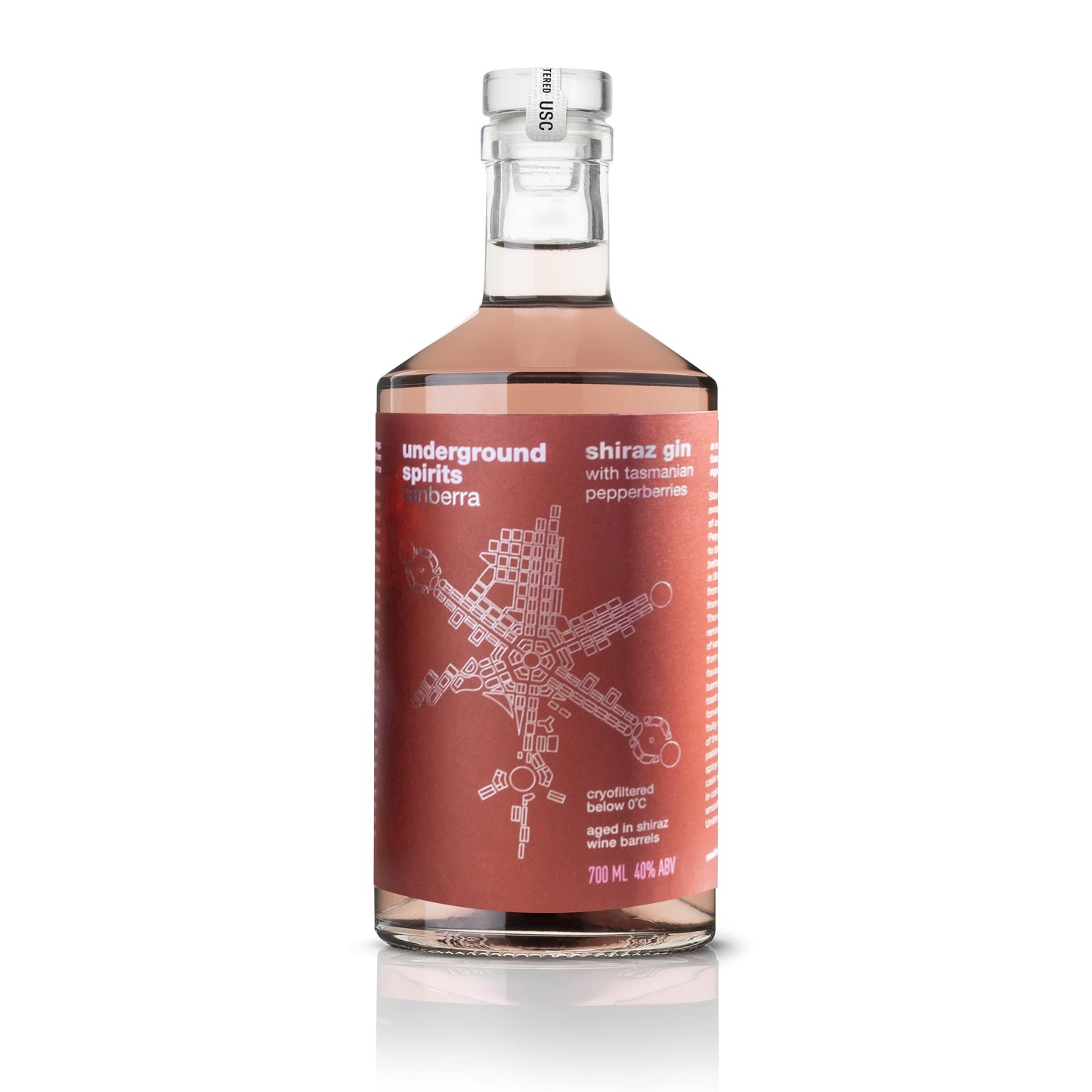 Underground Spirits Shiraz Gin 700ml