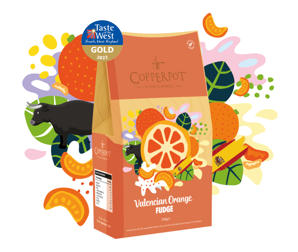 Copperpot Valencian Orange Fudge 150g