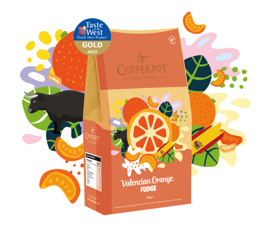 Copperpot Valencian Orange Fudge 150g