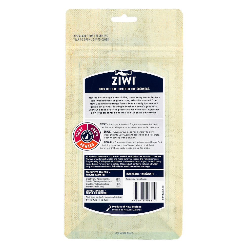 Ziwi Peak Vension Green Tripe Chew 70g