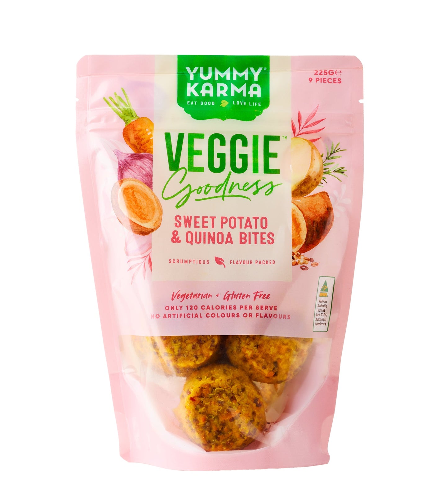 Yummy Karma Sweet Potato and Quinoa Bites 225g