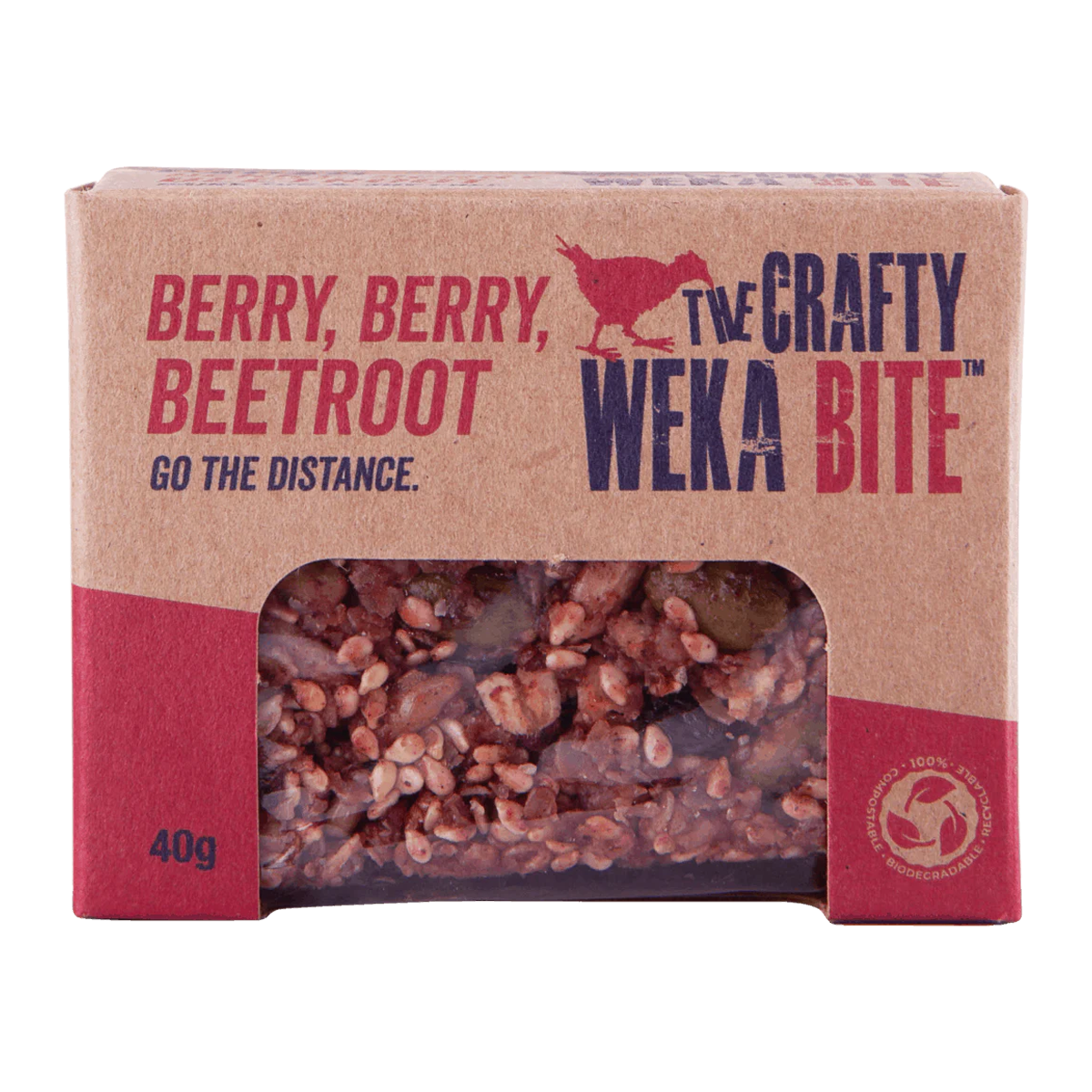 Crafty Weka Bite Berry Bar 40g