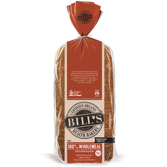 Bill's Wholemeal Organic Sourdough | Harris Farm Online