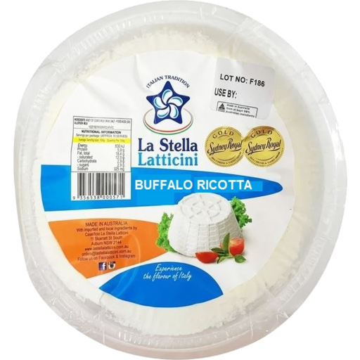 La Stella Latticini Buffalo Ricotta Cheese | Harris Farm Online