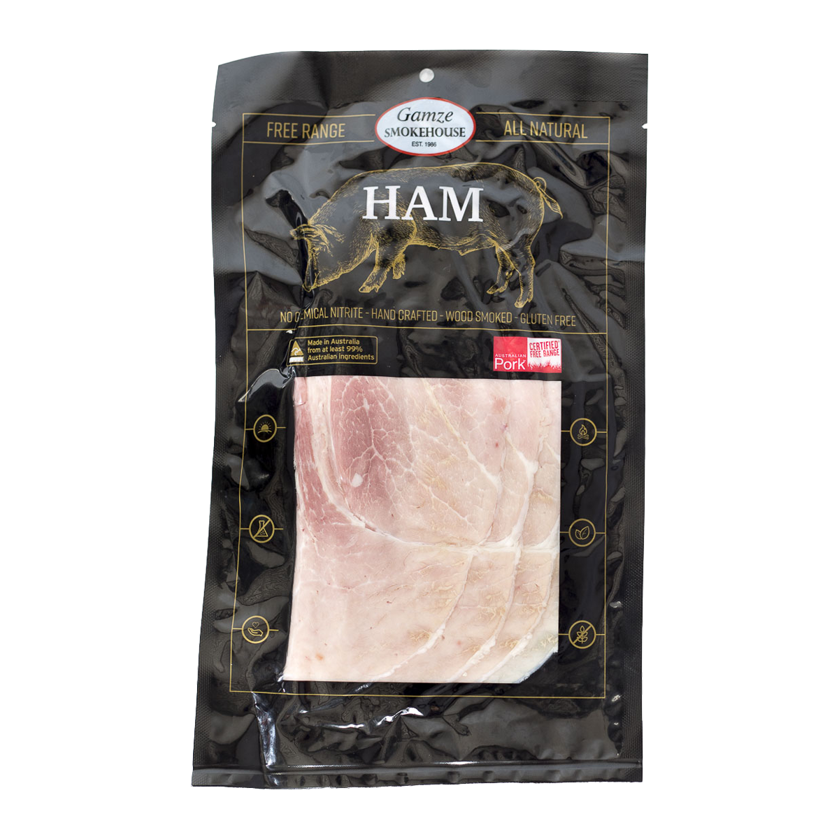 Gamze Smokehouse Sliced Leg Ham 200g