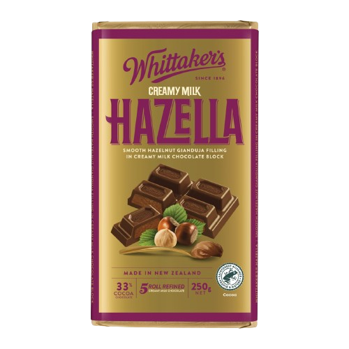 Whittakers Chocolate Creamy Milk Hazella 250g