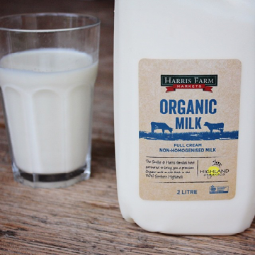 Harris Farm - Milk Organic - Full Cream Non-Homogenised | Harris Farm Online