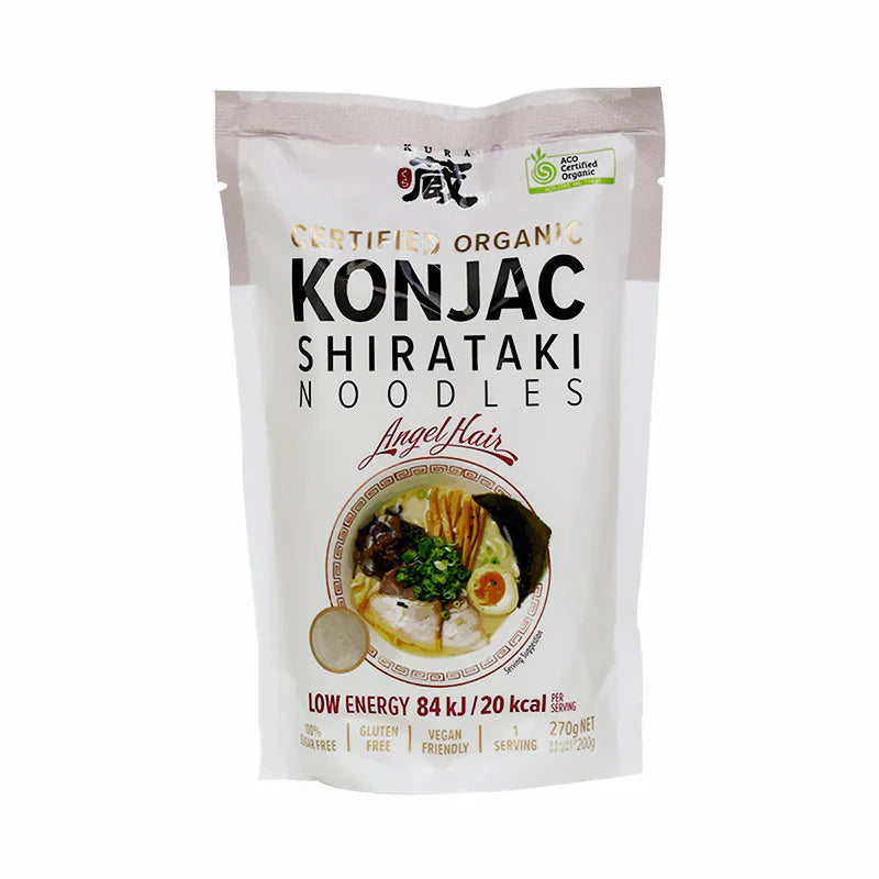 Kura Konjac Shirataki Noodles Angel Hair 270g