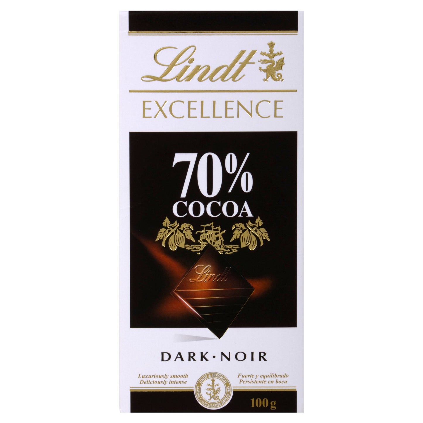 Lindt Excellence Dark Cocoa 70% 100g