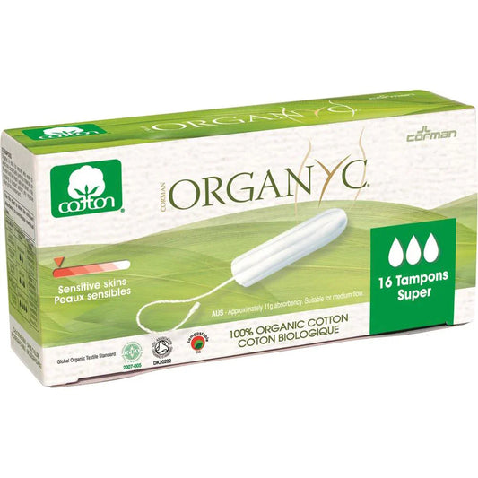 Organyc Tampons Super 16 Pack