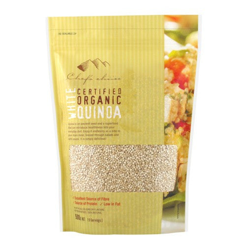 Chef's Choice Organic White Quinoa 500g