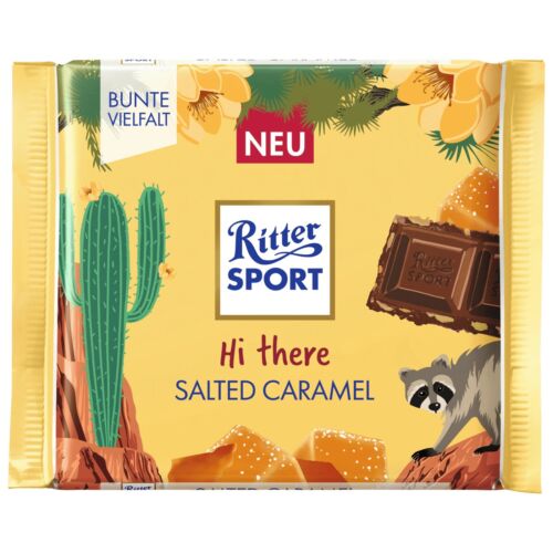 Ritter Sport Milk Chocolate Salted Caramel 100g