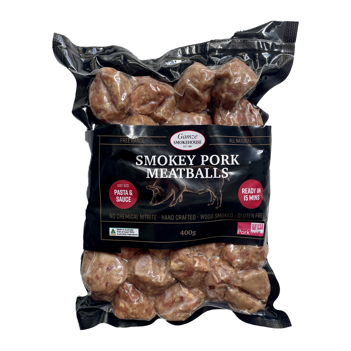 Gamze Smokey Pork Meatballs 400g