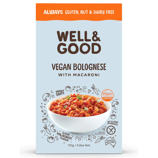 Well and Good Vegan Macaroni Bolognese 110g